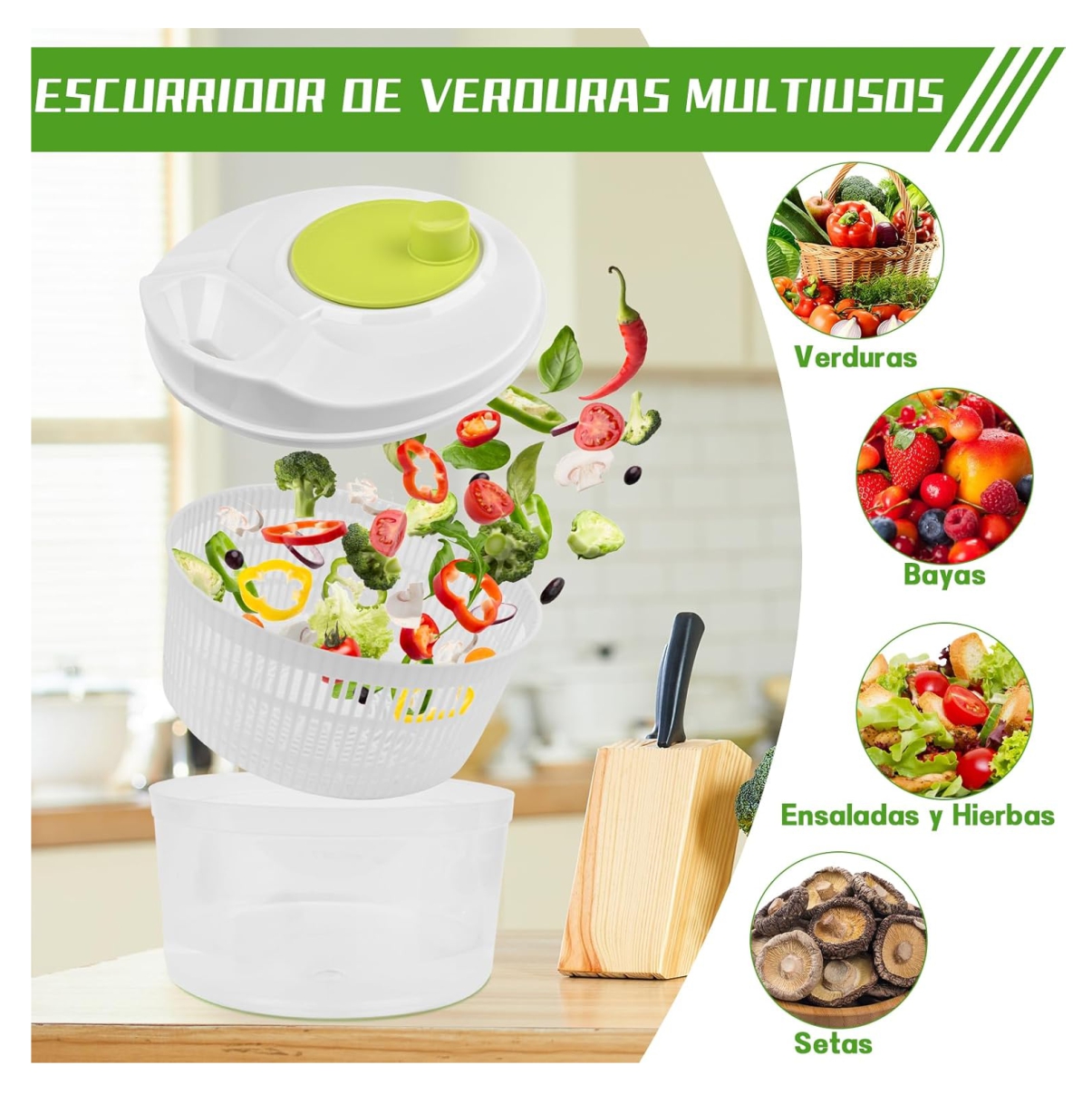 Miniatura 2 de Centrifugador de verduras Frutas Cocina